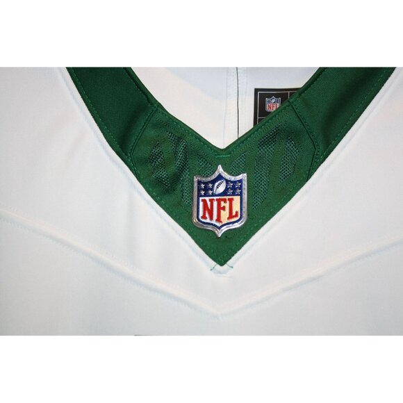 Nike NFL Mens Aaron Rodgers #8 On Field New York Jets Jersey Size L White & Gree - Picture 3 of 14